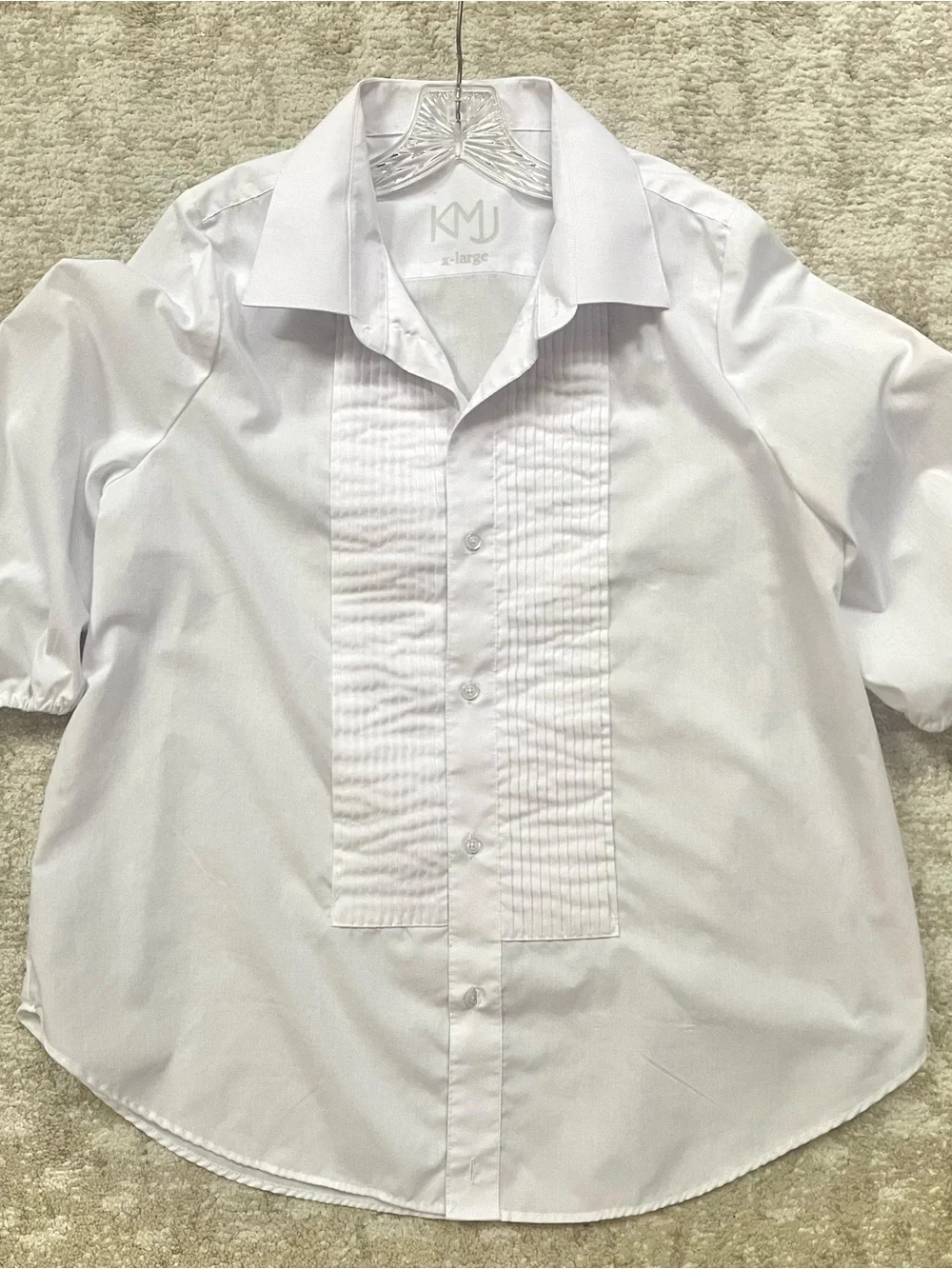 KMJ Meeghan Tuxedo Button-Up Shirt - XL - Picture 2 of 3